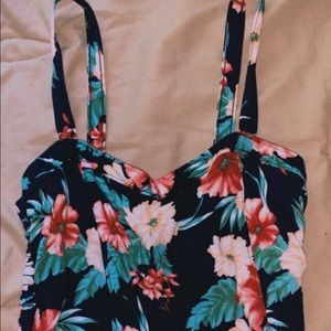 Floral tank top